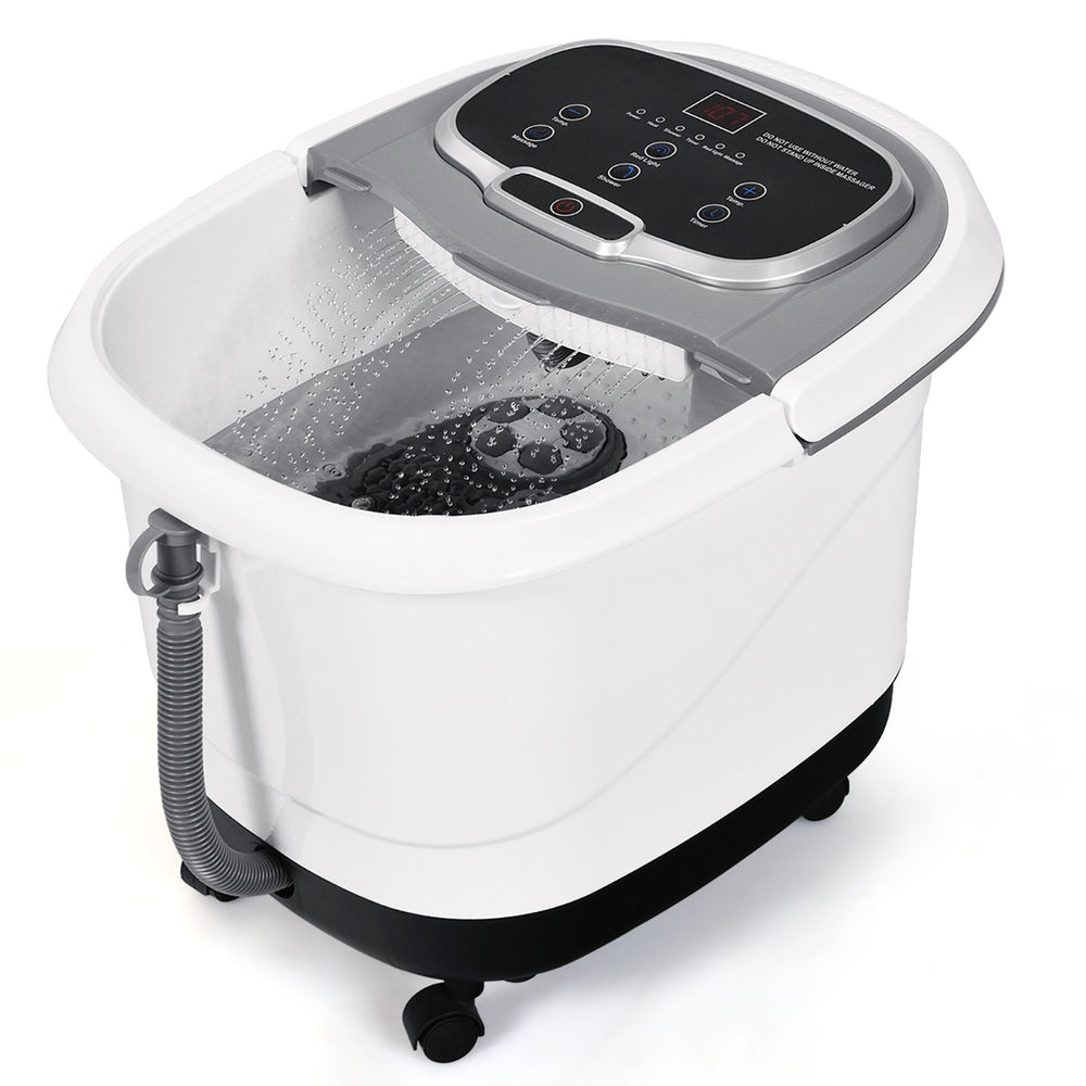 Costway Electric Foot Spa Bath with motorised shiatsu rollers