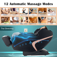 Costway Enjoyment 13 3D Full Body Massage Chair featuring 12 automatic massage modes.