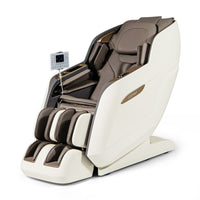 Costway Therapy 36 3D Zero Gravity Massage Chair in white and brown