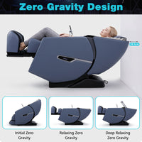 Costway 4D full body massage chair in Zero Gravity Design mode for deep relaxation.