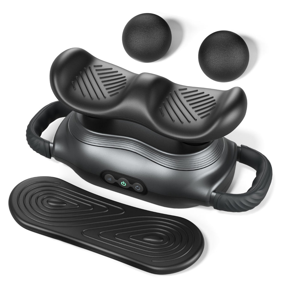 Costway deep tissue neck and shoulder massager with massage balls and foot mat