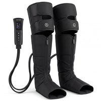 Costway heated leg compression massager with digital remote control for circulation relief