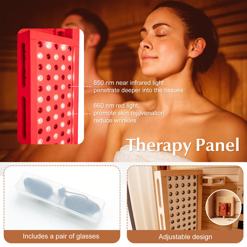 Adjustable red and near-infrared light panel