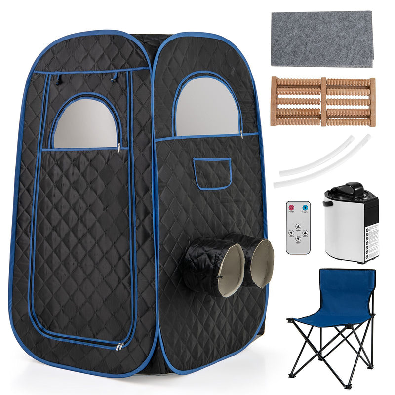 Unica Portable Steam Sauna with 1000W 3L Steam Generator